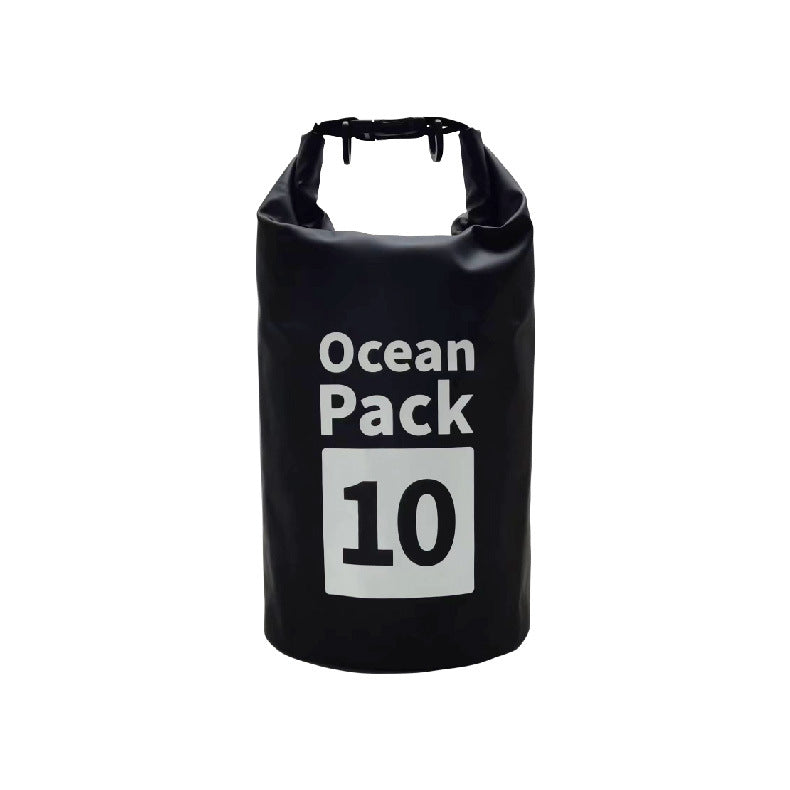 防水ドライバッグ 10L（ブラック）｜軽量・アウトドア対応